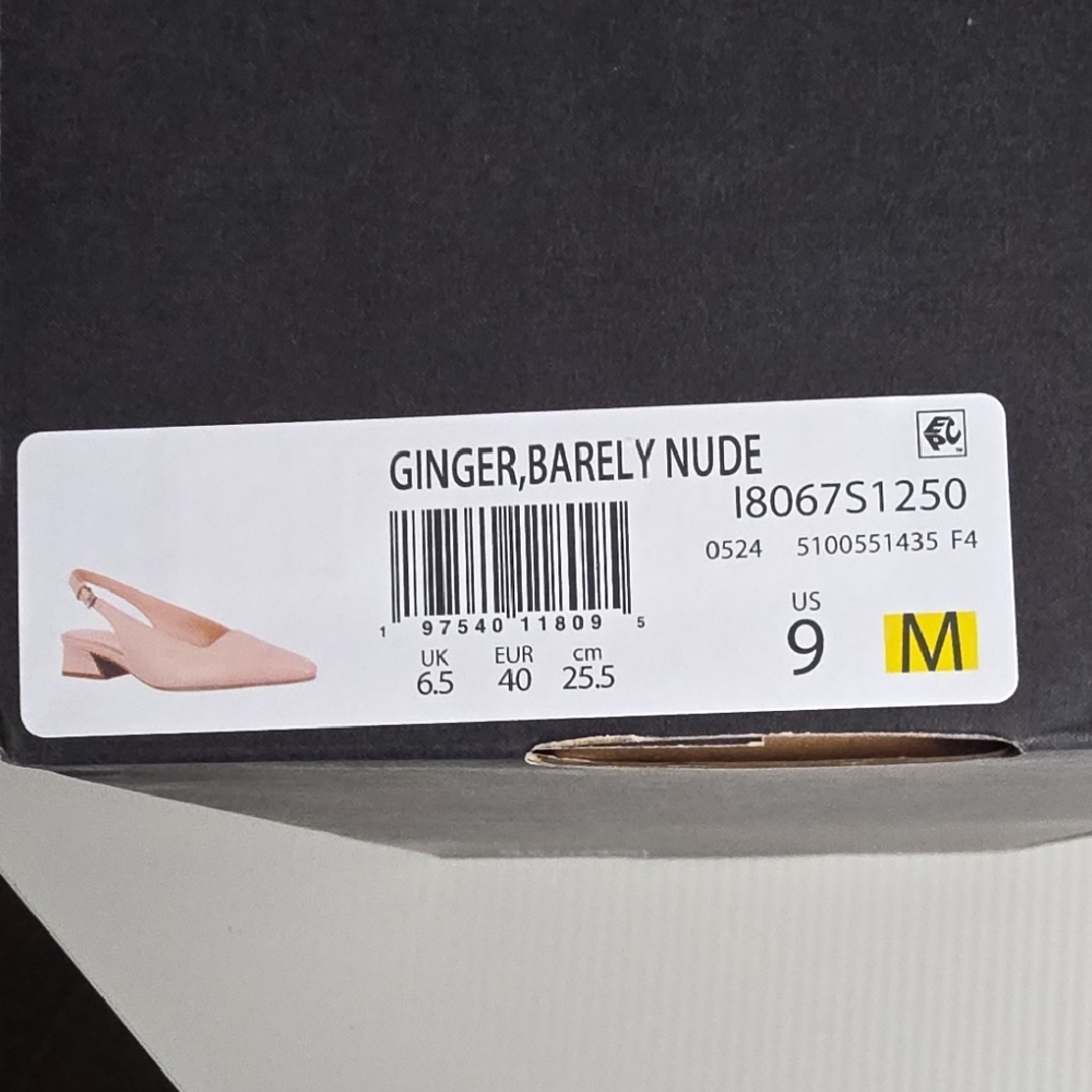 Naturalizer Barely Nude Slingback Heels